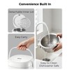 Novaspark Stainless Steel Rice Cooker Small 6 Cup (Uncooked) /