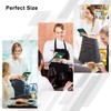 EcoVision Server Book for Waitress/Waiter Book, Premium Pu Leather Waitress