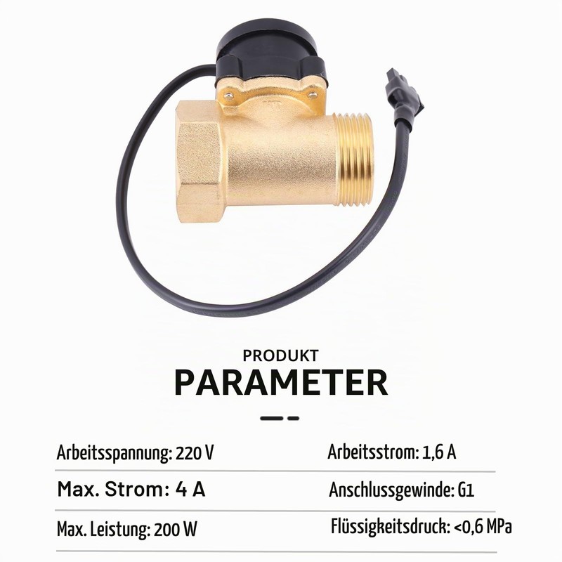Water Flow Switch HT-800 Flow Monitor G1 Thread 220 V