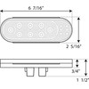 Optronics STL211XRB 4" Fusion Gen II LED Combination Stop/Turn/Tail/Back-Up Light,