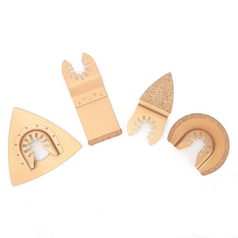 Multifunctional Tool Blades 4 Pieces Carbide Oscillation Saw Blade Accessories