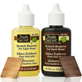 Trade Secret Scratch Remover Mini Pro Set (2x 0.5 oz), Restore & Conceal Small Scratches on Dark & Light Wood Furniture and Flooring – Coconut Oil-Based Formula