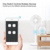 Aswalling Smart Switch 4 Channel Smart Switch WiFi Bluetooth Wireless