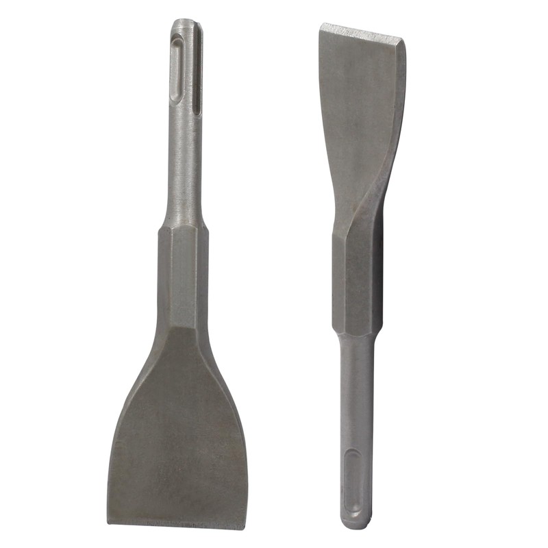LDEXIN 2Pcs 1.57 Inch Wide Flat Chisel with SDS Plus