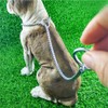 Umysky Cadena de serpiente para perro P de metal chapado