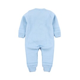 mimixiong Baby Easter Bunny Outfits Newborn Girl Boy Romper Jumpsuit Longsleeve Knit Clothes