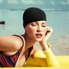 Pack of 2 Swimming Caps, Unisex Swimming Cap for Women