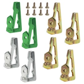 156T1978A Time Trippers Kit Compatible Replacement for Intermatic T100 Series Timer Clock Dials - 4 ON, 4 Off Trippers & 8 Screws - Mechanical Timer Switch Parts for Pool, Sprinkler, HVAC & Lighting