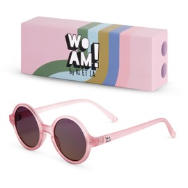 Ki ET LA Unisex Children's Woam Sunglasses, pink strawberry