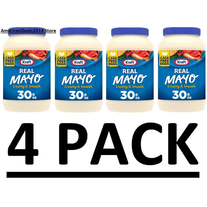 Kraft 4 PACK - Kraft Creamy and Smooth Real Mayo