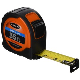 Keson PG1835WIDEV Short Tape Measure with Wide Nylon Coated Steel Blade (Graduations: ft, in, 1/8), 1-3/16-Inch by 35-Foot