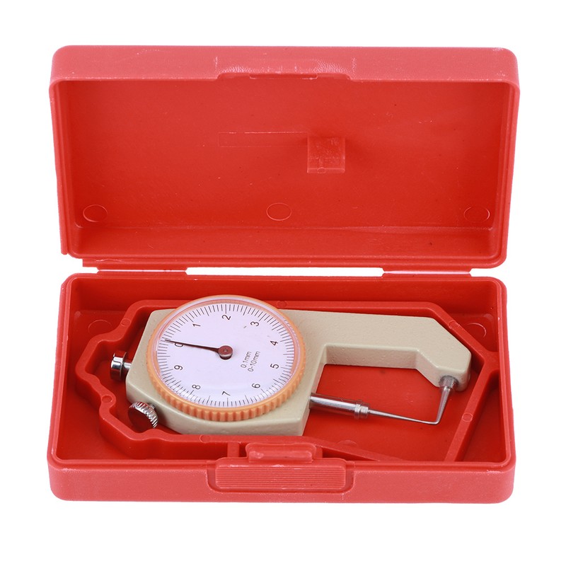 Thickness Gauge Silver Portable Accurate Measuring Jewelry Leather Board Equipment