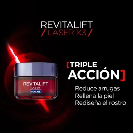 L’Oréal Paris Revitalift Láser X3 Crema de Noche 50 ml Regeneradora
