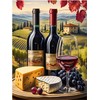 Wine Themed Tuscany Vineyard Pattern A1146 Accent Tile Mural Kitchen