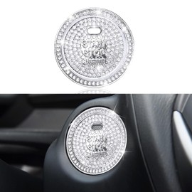 VDARK Ignition Button Sticker for Mazda 3 6 CX-3 CX-5 CX-9 MX-5 Miata Accessories Glitter Push to Start Sticker Car Interior Decoration Trim Bling Pack of 2