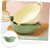 COLLBATH Decorative Ceramic Double Handle Baking Bowl for Soup and