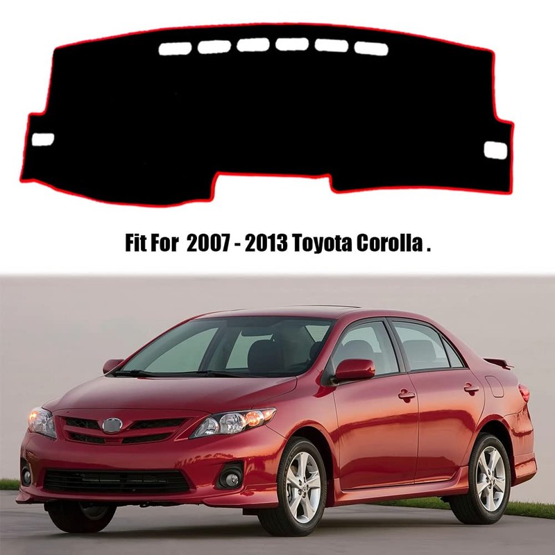 Rifoda Dash Board Cover Fit for 2007-2013 Toyota Corolla Dashboard