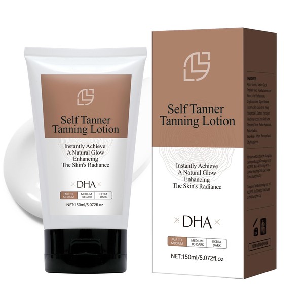 Self Tanner Tanning Lotion for Body Glow, Tanning Moisturiser for