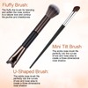 2Pcs Nose Contour Brushes for Makeup Shimmeroo Double-Ended Nose Angled