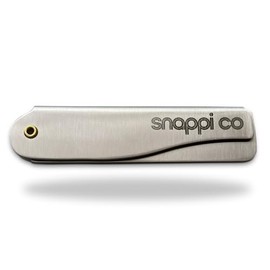Snappi Co® Peine plegable de metal para barba | Peine de bolsillo de acero inoxidable 304 para hombres para el aseo de la barba, peinado del cabello y