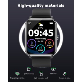 KONXISA 4-Pack Screen Protector for QONBINK L70 1.85" watch, Soft HD TPU Clear Film, Anti-Scratch Bubble-Free Smartwatch Protector Film, Replacement HD Clear Cover Soft Film