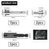 Oiieco 9Pcs Drywall Screw Depth Setter, 1/4 Inch Hex Shank