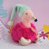 Doudou et Compagnie DC3525 MINIZOO Flamingo with Hat Pink