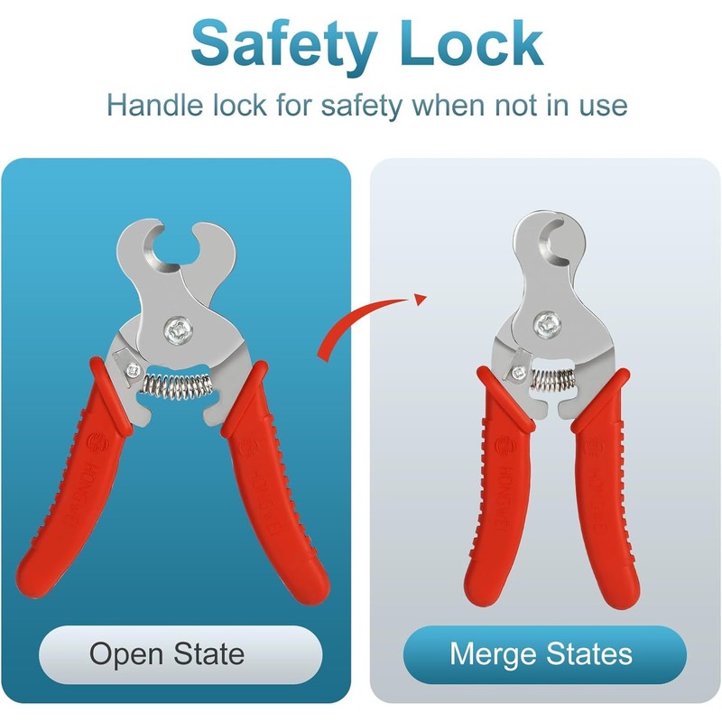 Stainless Steel Ear Tag Removing Tool for Cattle Sheep Goat