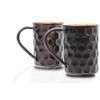 GRAINEX ENGINEER Black Matte Honeycomb Moscow Mule Mugs | Pure