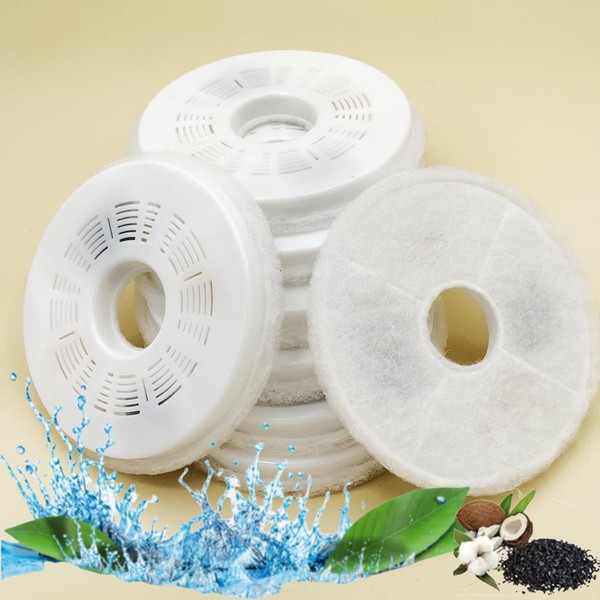 SZPENGC 8 Pack Cat Water Fountain Filters, Replacement Triple Action