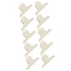 10Pcs Hinge Clips Large Metal Hinge Binder Clips for Paper