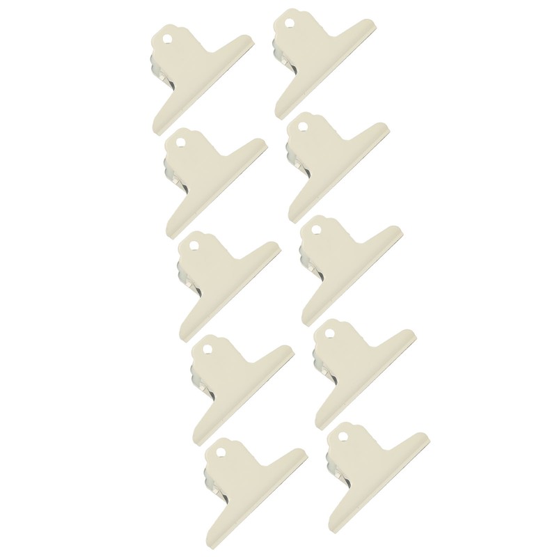 10Pcs Hinge Clips Large Metal Hinge Binder Clips for Paper