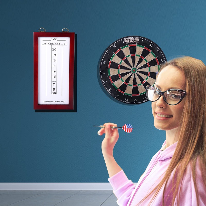 GSE Games & Sports Expert Dry-Erase Dart Scoreboard for Cricket