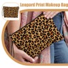 UEIOAVL Toiletry Bags, Kosmetiktasche mit Leopardenmuster Handtasche universelle kleine Aufbewahrungsbox