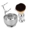 Beavorty Elegant Shaving Brush Set Kit Includes Brush Stand Bowl