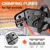 Preciva Crimping Tool Set for Spade Connector, 0.5-1.5mm²/22-16 AWG Wire