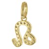 GLIZZ Zodiac Sign Leo Gold 333/8K on Gold-Plated Silver Chain