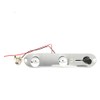 Chrome Plated Metal 3 Way Switch Prewired Control Plate for
