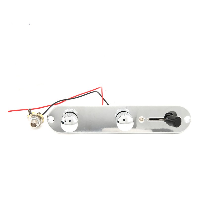 Chrome Plated Metal 3 Way Switch Prewired Control Plate for
