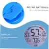 Kisangel 3pcs Digital Thermometer Mini Temperature Gauge Outdoor Thermometer Multi-Functional