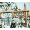Camping Hanging Rack Portable Foldable Tripod Shelf for Light Tools