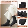 Velice Wool Socks for Women Merino Wool Boot Hiking Thick