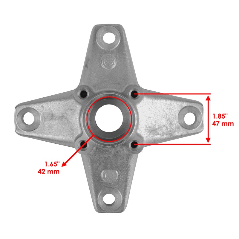 Caltric Front Left and Right Wheel hub for Yamaha Raptor