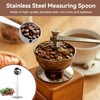 Stainless Steel Coffee Scoop with Stamper, 2-in-1 Coffee Spoon and