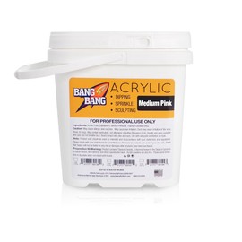 BangBang Acrylic Powder - Medium Pink - 5 lbs