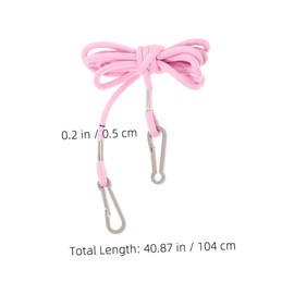 Kisangel 2pcs Elastic Mitten Clips Glove Clips for Toddlers Kids Gloves Suspender Clip Elastic Glove Holder Clip Children Mitten Holder String Attachment Straps Connector Pink