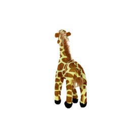 MIGHTY- Safari Giraffe - Squeaker-Multiple Layers. Made Durable, Strong & Tough. Interactive Play Dog Toy (Tug, Toss & Fetch). Machine Washable & Floats. (Junior 2 Pack, Brown)