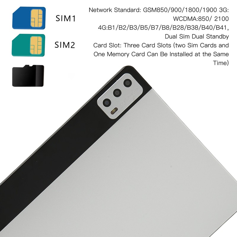 10in Tablet 4GB RAM 256GB ROM 1080x1960 IPS HD 4G