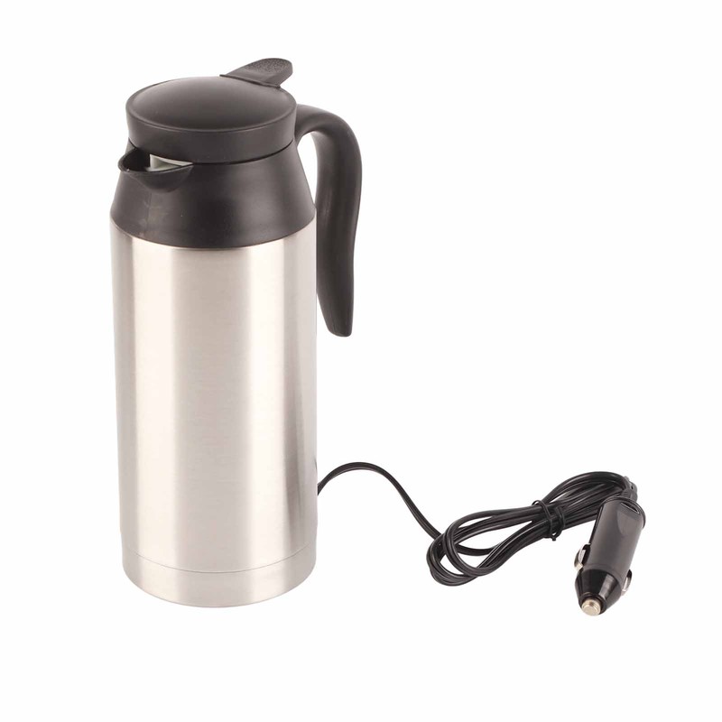 750ML Stainless Steel Car Electric Kettle Coffee Tea for Thermos