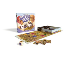 Space Cow Sheep Hop Board Game | Cooperative Strategy Game | Fun Family Game for Kids and Adults | Ages 5+ | 1-4 Players | Average Playtime 15 Minutes | Made by Space Cow